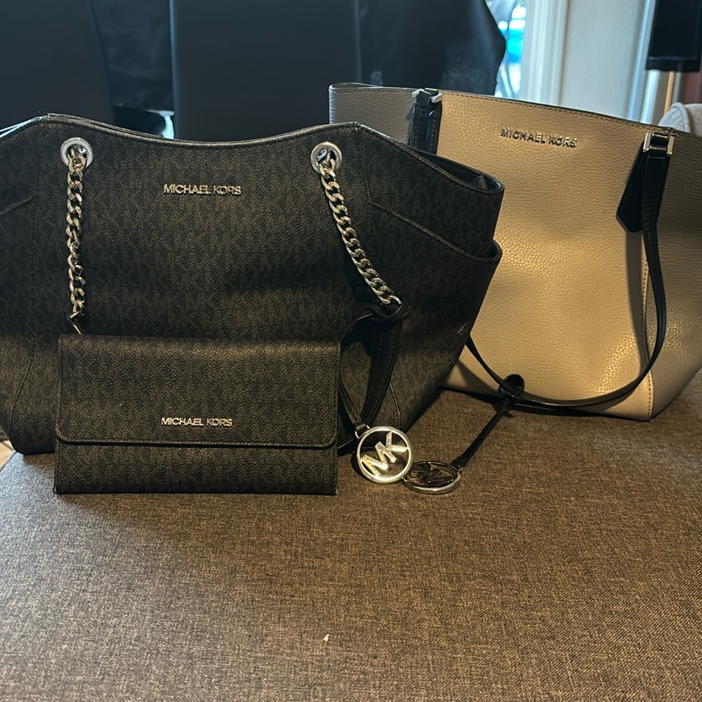 Michael Kors handbags and wallet